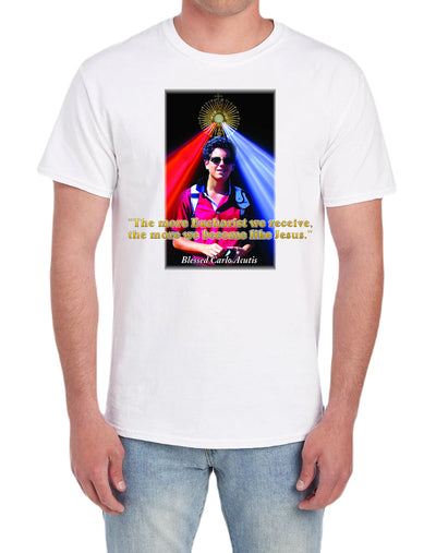 Blessed Carlos Acutis Divine Mercy T-Shirt