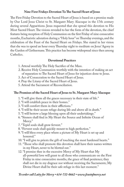 Sacred Heart of Jesus Holy Cards (5x7, Pack of 100)
