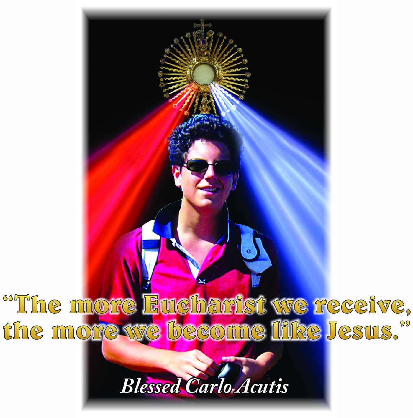 Blessed Carlos Acutis Divine Mercy T-Shirt