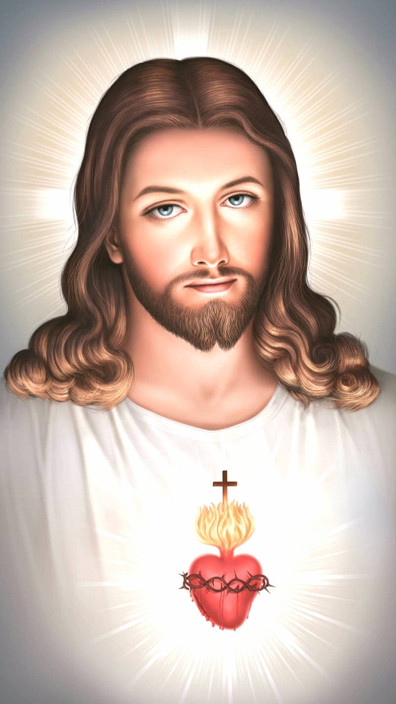Sacred Heart of Jesus Holy Cards (5x7, Pack of 100)