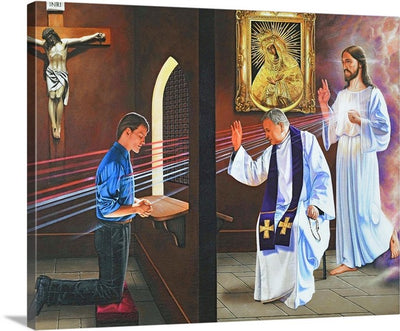 Tribunal of Mercy Canvas Print (16x20)