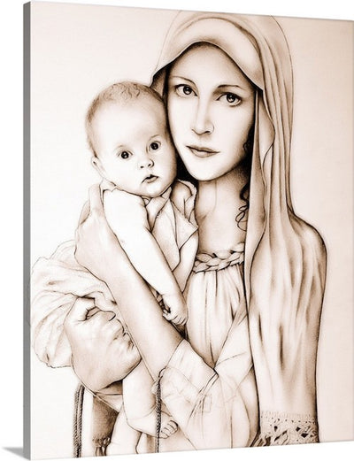 Mother Tenderness Canvas Print (16x20)